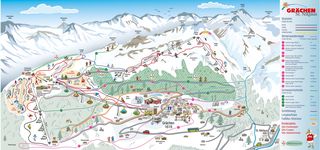 Piste Map Grächen/Hannigalp