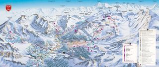 Mappa delle piste Saas-Fee