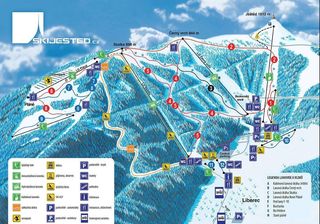 Piste Map Ještěd