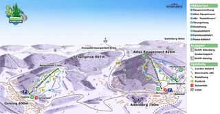 Pistenplan Raupennesthang – Altenberg