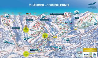 Plan nartostrad Ski Oberstdorf Kleinwalsertal