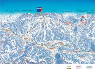 Plan des pistes Plan de Corones