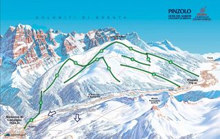 Mappa delle piste Pinzolo