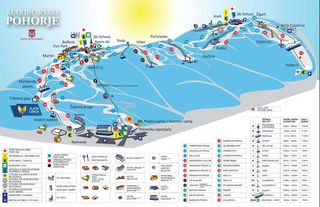 Piste Map Mariborsko Pohorje