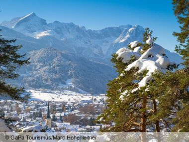 Skigebiet Garmisch-Partenkirchen, Deutschland