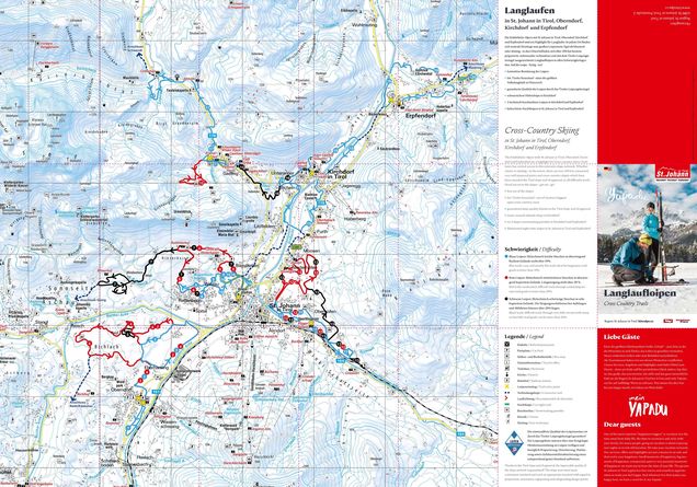 Harta pârtiilor schi fond Kirchdorf in Tirol