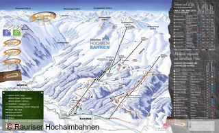 Pistenplan Rauris - Hochalm