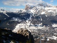 Skigebiet Cortina d'Ampezzo, Italien