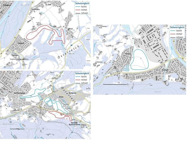 Plan tras biegowych Bad Reichenhall