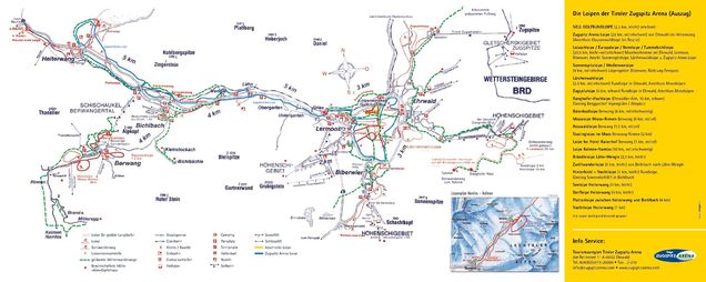 Cross-country map Biberwier