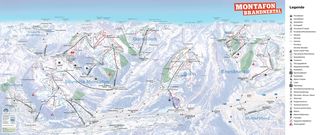 Piste Map Montafon Brandnertal WildPass