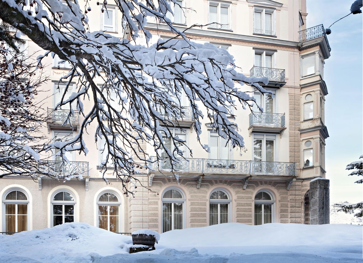 Goedkope wintersport Engadin ❄ Hotel Reine Victoria