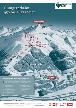 Piste Map Glungezer