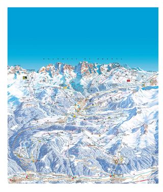 Mappa delle piste Madonna di Campiglio