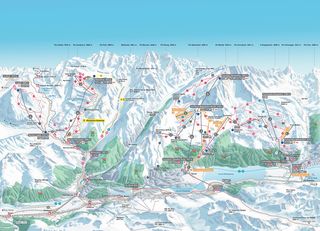 Mappa delle piste Piz Corvatsch