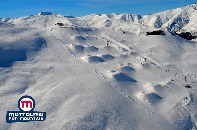 Overzicht snowpark Livigno