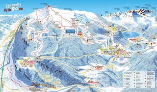 Plan des pistes Paganella