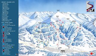 Mappa delle piste Aprica