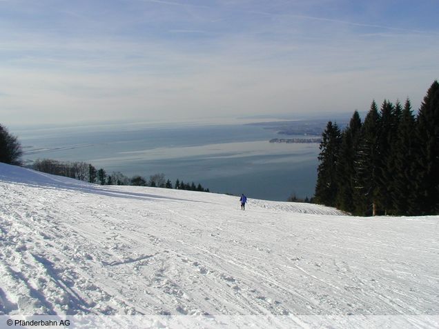 Pistenplan / Karte Skigebiet Bregenz, Österreich