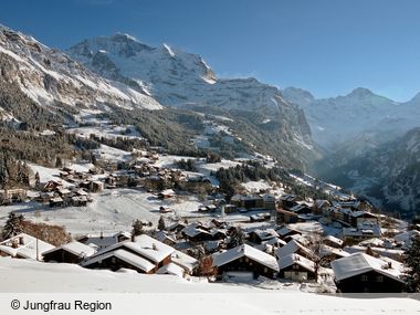 Skigebiet Wengen, Schweiz