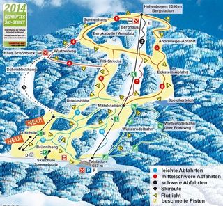 Piste Map Hohenbogen