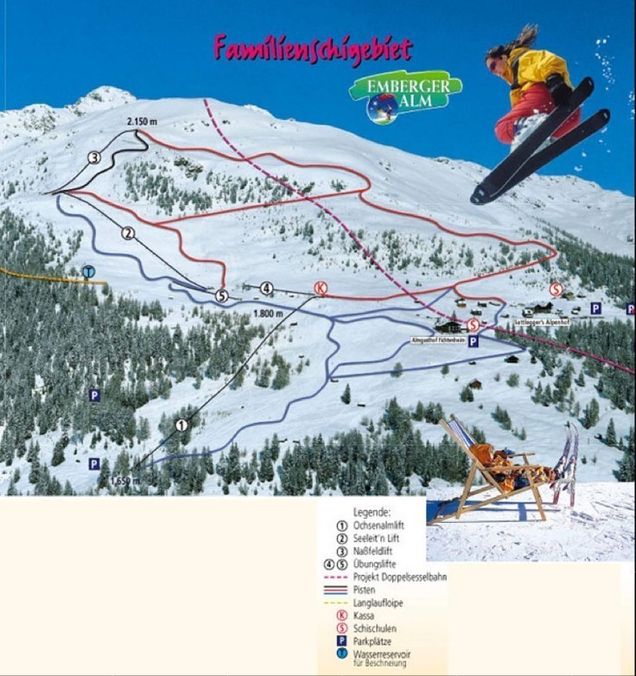 Pisteplan Emberger Alm