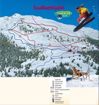 Plan des pistes Emberger Alm