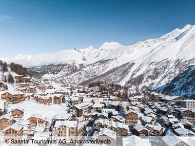 Skigebiet Saas-Fee, Schweiz