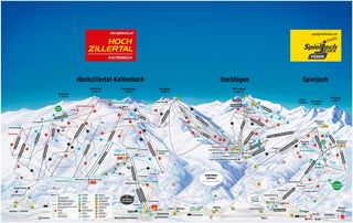 Pistkarta Hochzillertal-Hochfügen-Spieljoch