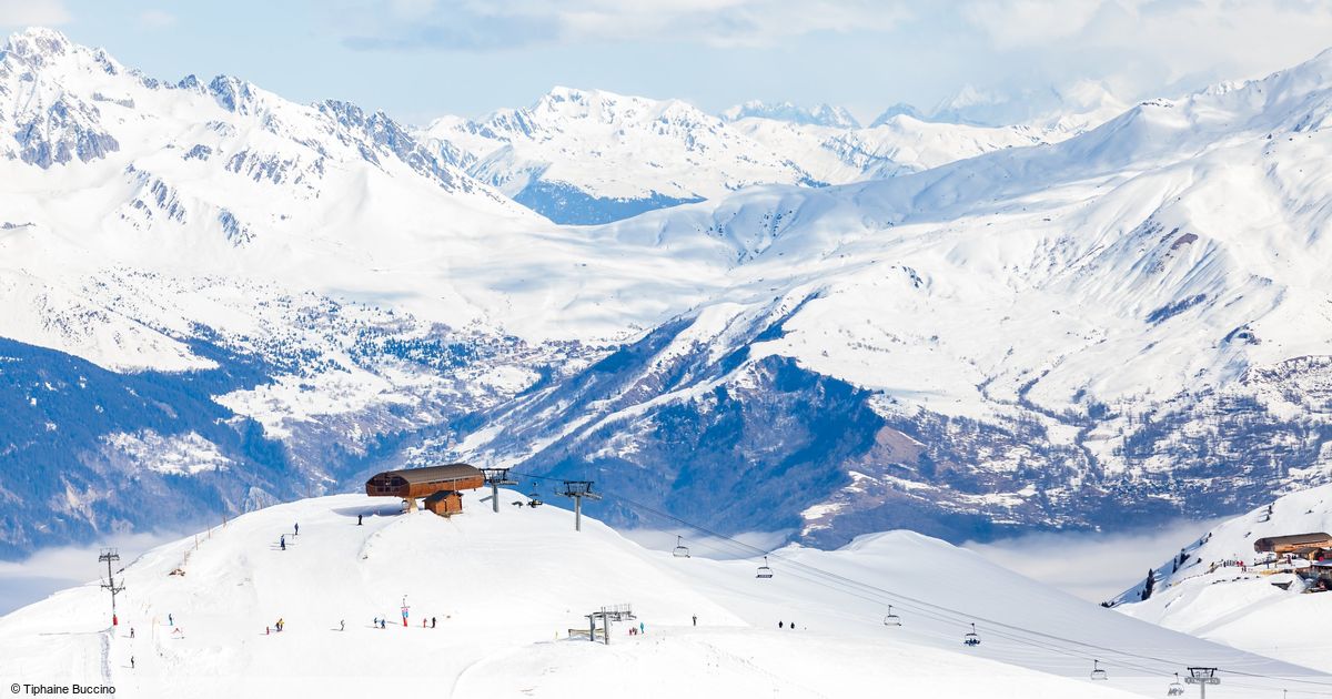 St. Colomban des Villards Schigebiet Pistenplan Les Sybelles