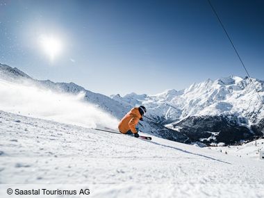 Skigebiet Saas-Grund, Schweiz
