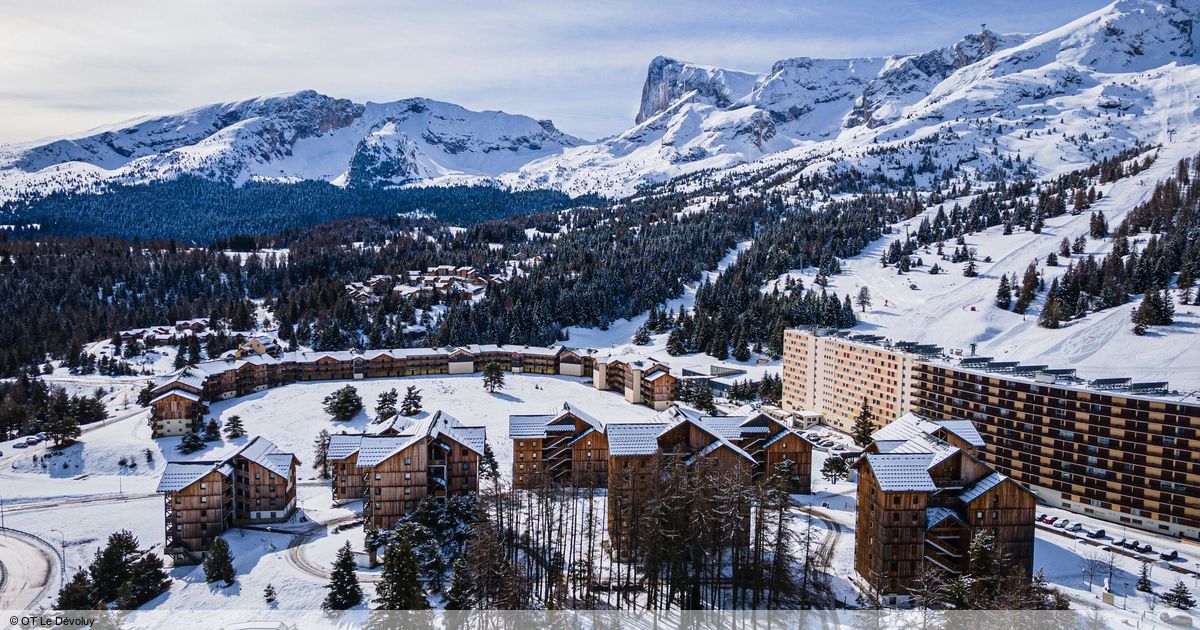 SuperDévoluy Ski resort Piste map SuperDévoluy & La Joue du Loup