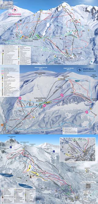 Plan des pistes ESKI-MO