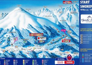 Piste Map Starý Smokovec 