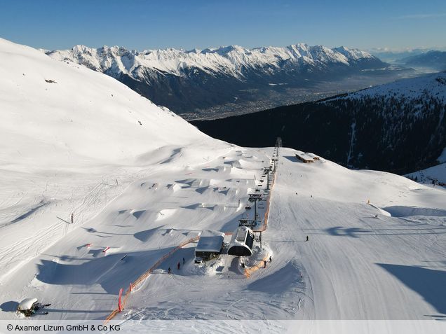 Hartă Snowpark Axamer Lizum