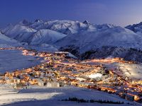 Skigebiet Alpe d'Huez, Frankreich