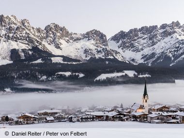 Skigebiet Ellmau, Österreich