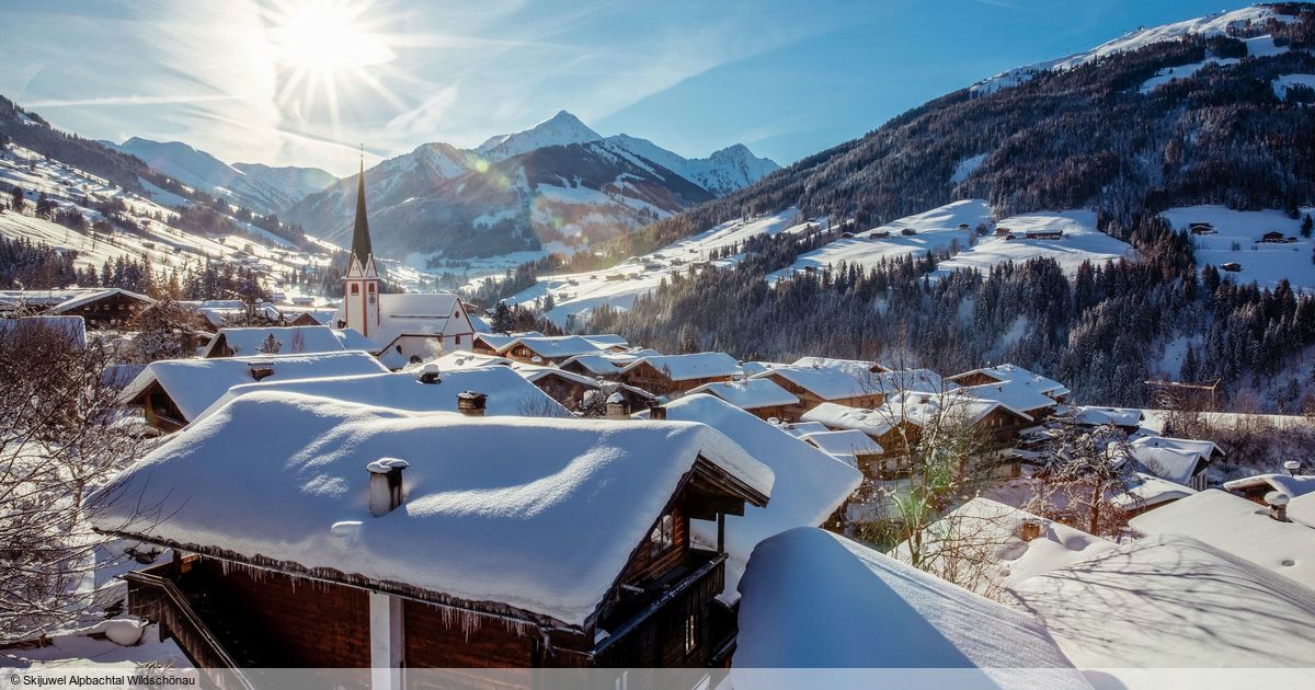 Alpbach Ski resort - Piste map Ski Juwel