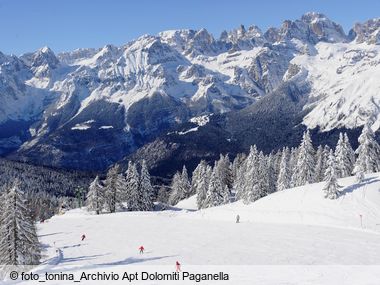 Skigebiet Fai della Paganella, Italien