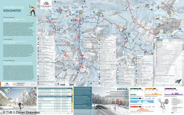 Plan tras biegowych Innichen