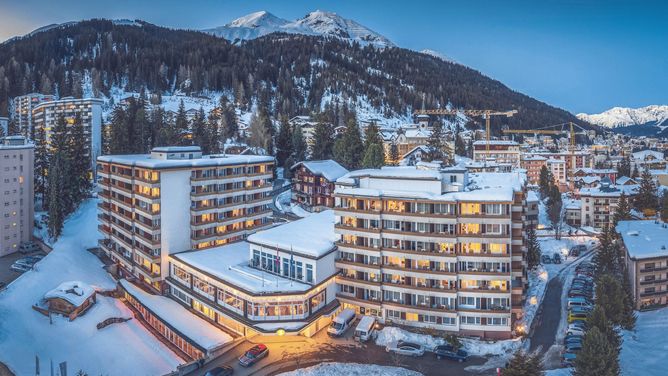 Mountain Plaza Hotel in Davos (Zwitserland)