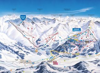 Mappa delle piste Nauders am Reschenpass - Bergkastel