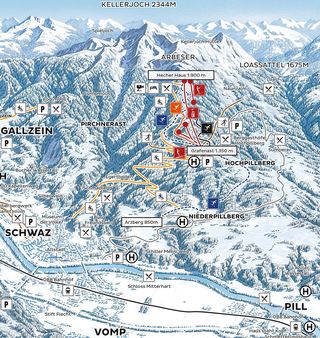 Plan nartostrad Kellerjoch