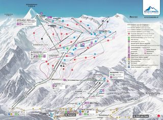 Mappa delle piste Kitzsteinhorn/Maiskogel - Kaprun