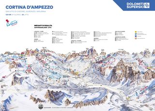 Piste Map Cortina d'Ampezzo