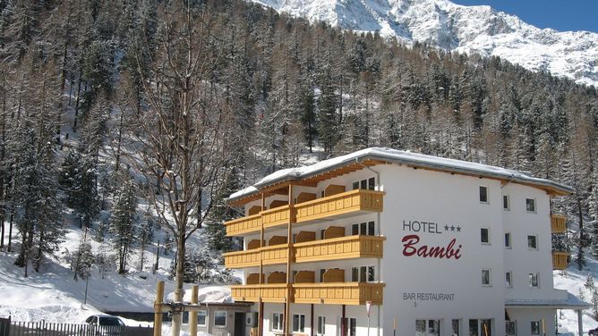 Hotel Bambi am Park in Sulden am Ortler (Italien)