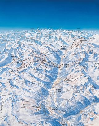 Mappa delle piste Silvretta