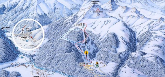 Piste map Jöchelspitze