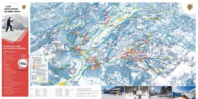 Cross-country map Alpbach