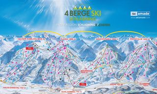 Mappa delle piste 4-Berge-Skischaukel